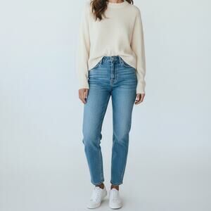 J. Crew Premium Edition High Rise Straight Jeans NWT Women's Sz 29 Button Fly